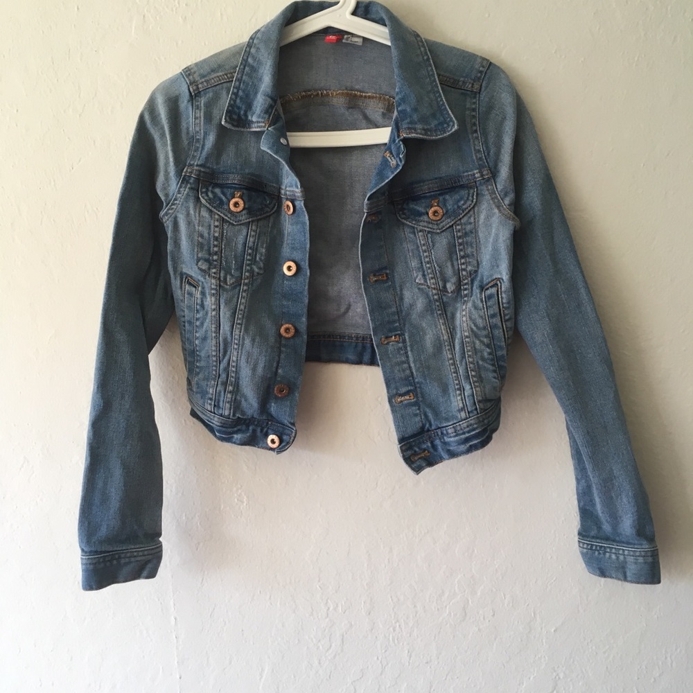 Cropped Jean Jacket